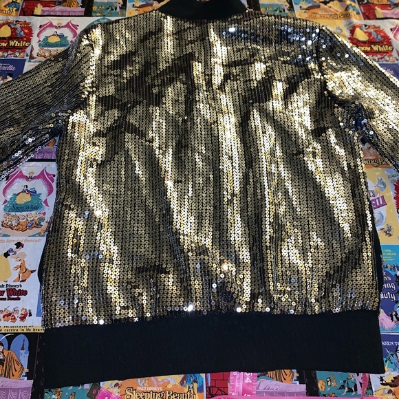 W.D.N.Y sequin bomber jacket - Picture 2 of 5